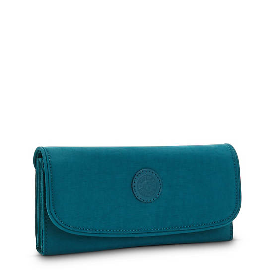 Kipling Money Land Snap Wallet Pénztárca Türkiz | HU 2194FD